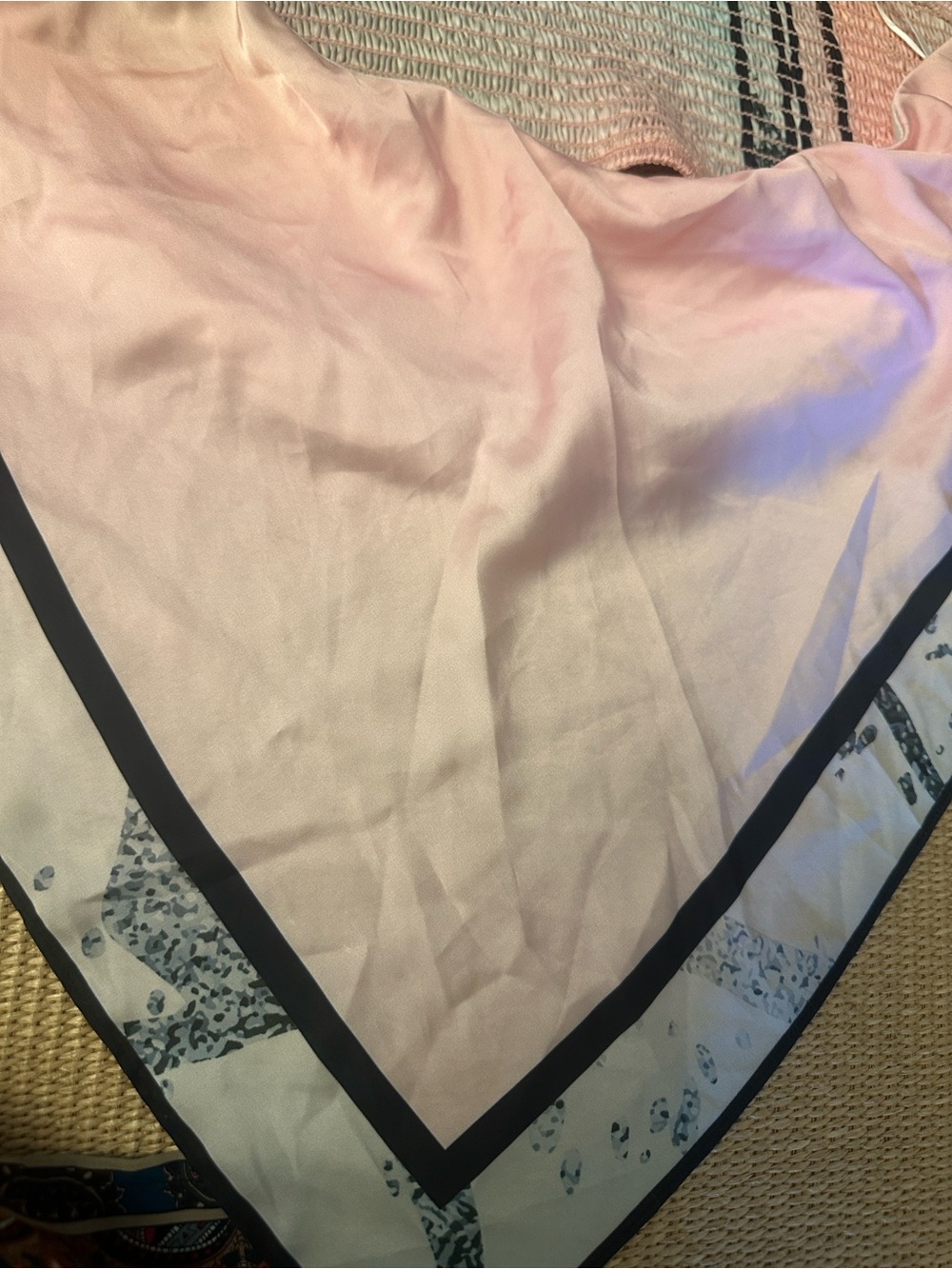💜#72 NEW FASHION TO FIGURE CROPPED BANDINI SCARF TOP